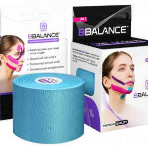 Banda Kinesio de mătase BB FACE TAPE™5 cm × 5 m (Coreea de Sud) - Img 3