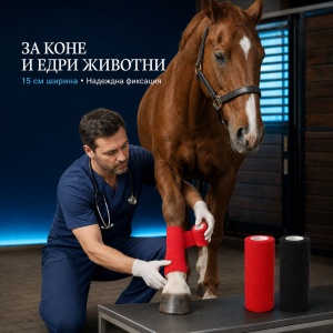Самозалепващ бинт (Кобан) Kindmax Lap 15 см х 4.5 м - Img 5