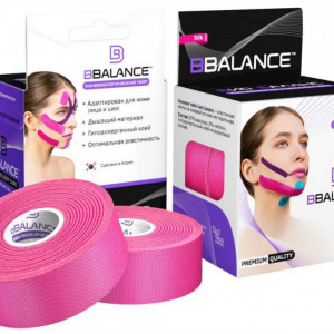 Banda Kinesio de mătase BB FACE TAPE™ 2,5 cm × 10 m (Coreea de Sud)