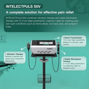 Dispozitive pentru terapie cu unde de șoc și ultrasunete AresPro Shockwave & Ultrasunete 2 în 1 - Img 2