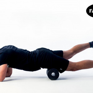 Rola de Masaj FASCIQ Foam Roller L 30x15cm – Foam Roller Spumă - Img 2