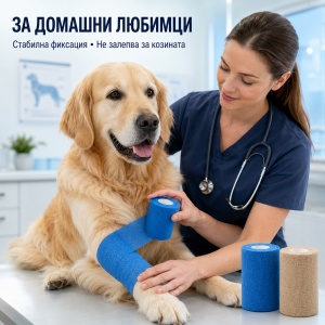 Самозалепващ бинт (Кобан) Kindmax Lap 10 см х 4.6 м - Img 6