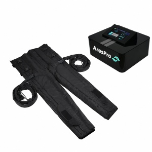 Aparat de presoterapie și drenaj limfatic AresPro Airflow Professional IR Heating Twin Black Edition - Img 3