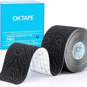Bandă Kinesio OK TAPE Pro 5cm x 5m Negru – Bandă Kinesiologică
