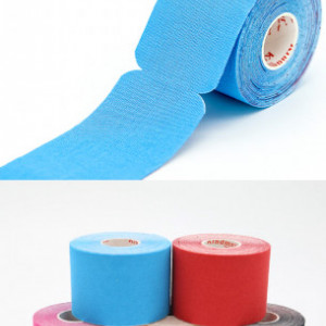 Bandă Kinesiologică Pre-Tăiată Kindmax PRE-CUT – Set 20 Benzi x 25cm, Bandă Elastică Premium din Bumbac cu Colțuri Rotunjite - Img 2