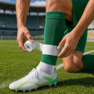 Bandaj Autoadeziv Coeziv AresPro 5cm x 4.5m – Fașă Elastică Tip Coban pentru Fixare, Compresie și Protecție Sportivă - Img 4
