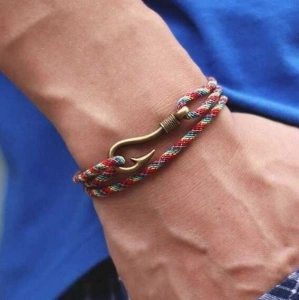 Bratara nautica cu snur colorat