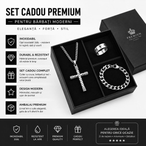 Set Cadou Premium Bărbați din Inox N05