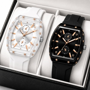Set Ceasuri Bărbați - Elegant - Curea Silicon 