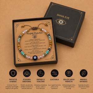 Bratara cu Pietre Naturale si Shiva Eye