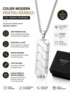 Colier  pentru Bărbați din Oțel Inoxidabil