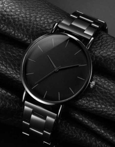 Set Cadou Bărbați Ceas Negru Quartz
