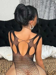 Body sexy dama tip plasa transparenta 