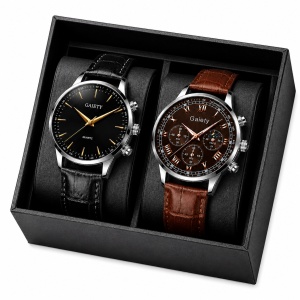Set Cadou Bărbați Premium – 2 Ceasuri Elegante