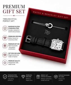 Set Cadou Premium Damă – Ceas & Brățară
