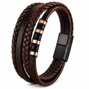 Bratara barbati Fossil brown