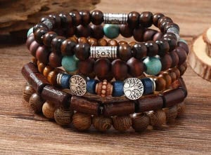 Set 5 bratari rasta multicolore