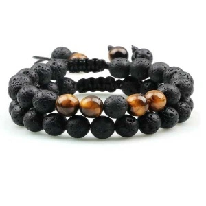 Set bratari ajustabile cu margele