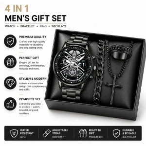 Set cadou bărbați cu ceas elegant