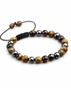 Brățară Bărbați din Piatră Naturală Tiger Eye