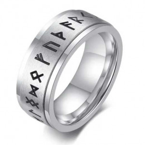 Inel inox tribal