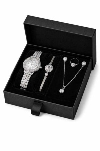Set Bijuterii Femei cu Ceas Elegant