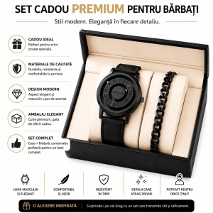 Set Ceas și Brățară pentru Bărbați 
