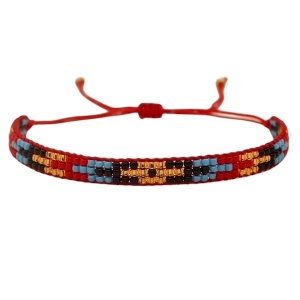 Brățară boho multicoloră cu mărgele 