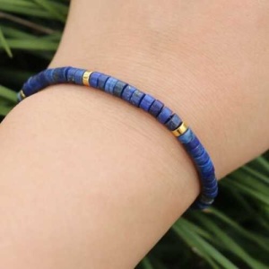 Brățară subțire cu lapis lazuli