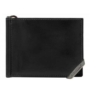 Clips din piele cu portcard
