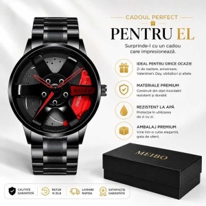 Ceas Bărbați Sport Elegant Negru