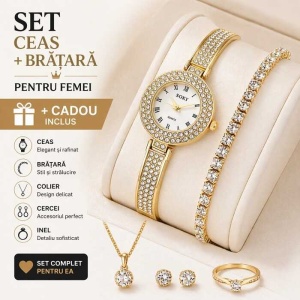 Ceas elegant pentru femei + brățară