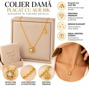 Colier Damă Placat cu Aur 18K N48