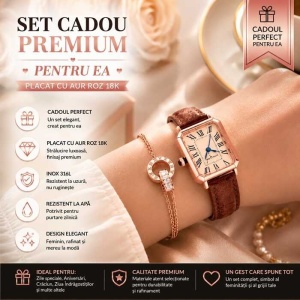 Set Cadou Premium Damă – Ceas & Brățară