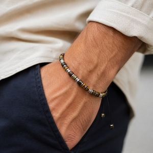 Brățară Bărbați Blue Tiger Eye N33
