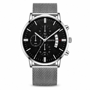 Ceas Bărbați Elegant Inox Geneva