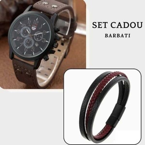 Set cadou bărbătesc cu ceas rafinat