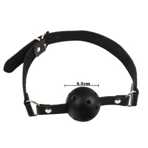 Set accesorii sexy din piele ecologica, negru/ leopard print , 7 piese #ZZ4460 - Img 3