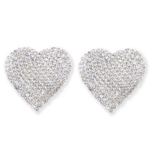 Set accesorii acoperire sani in forma de inima cu cristale #ZZ4438 - Img 5