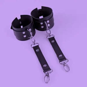 Accesorii catuse cu sistem de prindere, din piele ecologica, negru #ZZ4463 - Img 11