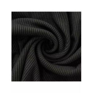 Set 2 piese cu bustiera si pantaloni, material reiat, cristale decorative, negru #ZZ2710 - Img 12