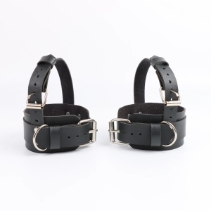 Set accesorii sexy din piele ecologica pentru glezne, negru, 2 buc #ZZ4685 - Img 5
