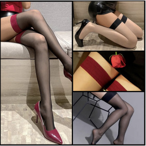Ciorapi sexy cu banda, diverse culori #ZZ4346