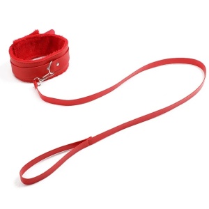 Set accesorii sexy din piele ecologica, rosu, 7 piese #ZZ4097 - Img 6