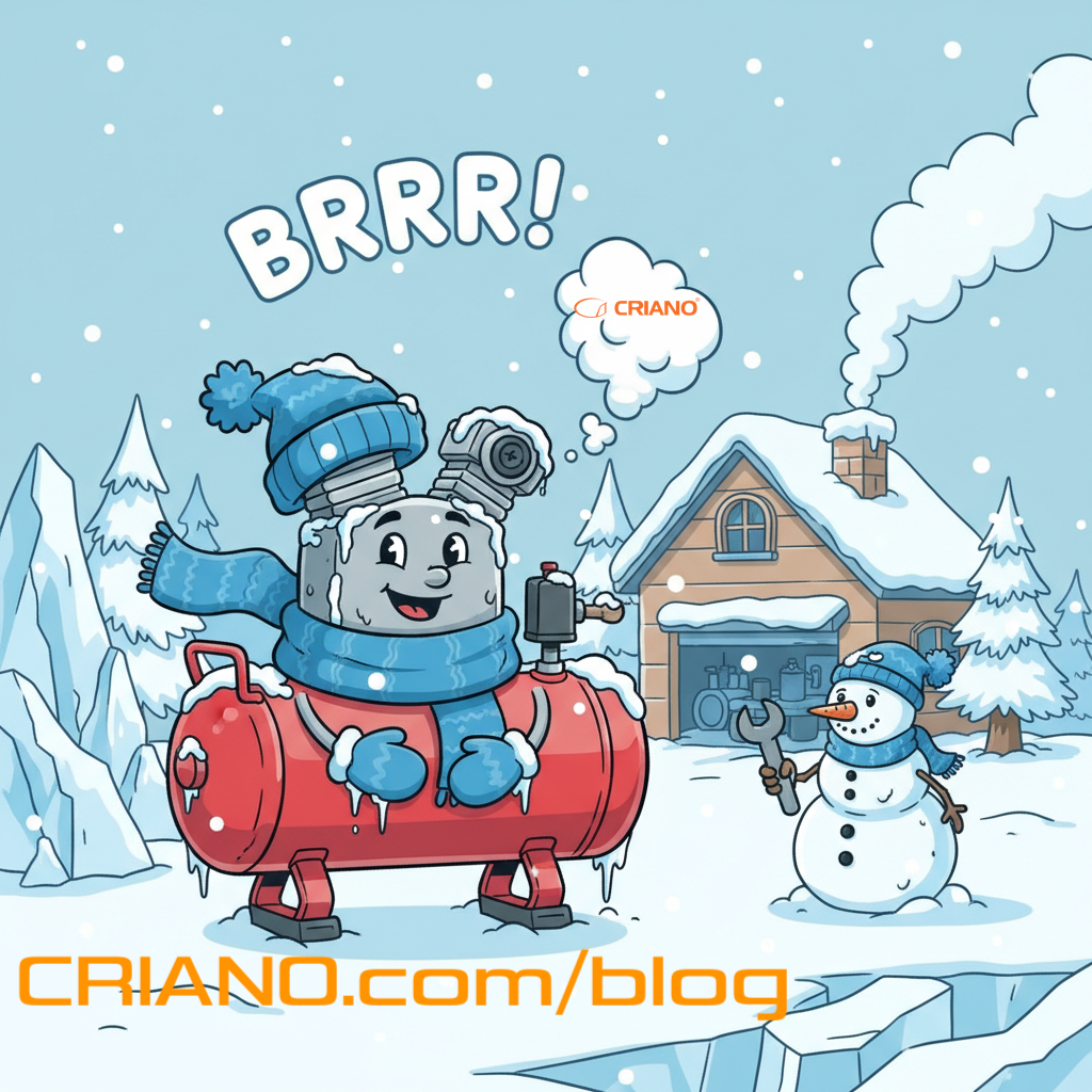 Compresoarele cu piston in sezonul rece (sau zone foarte reci)