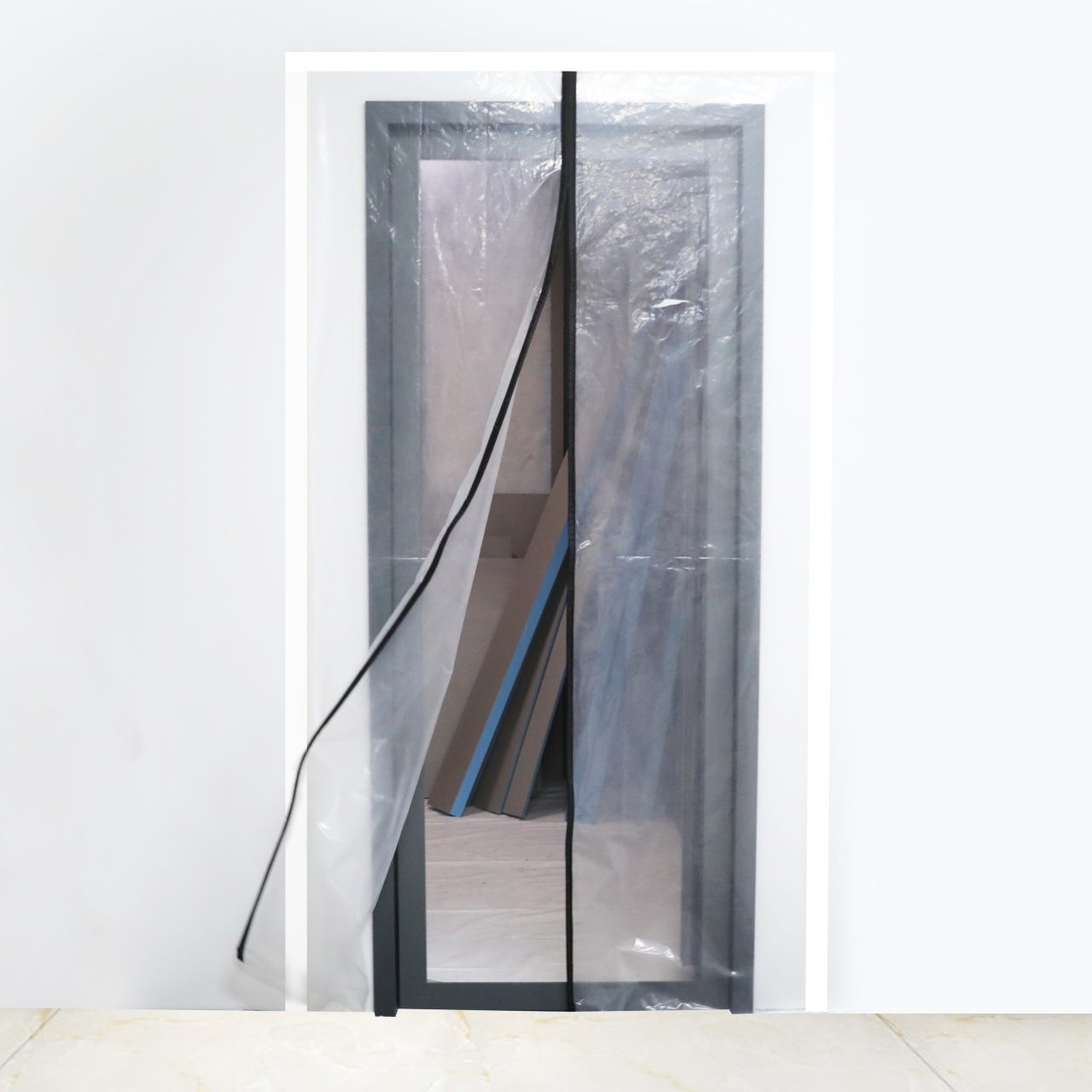 Protectie anti-praf usa, prindere magnetică 220x120cm - BIHUI-DCSDDM - 1 | YEO