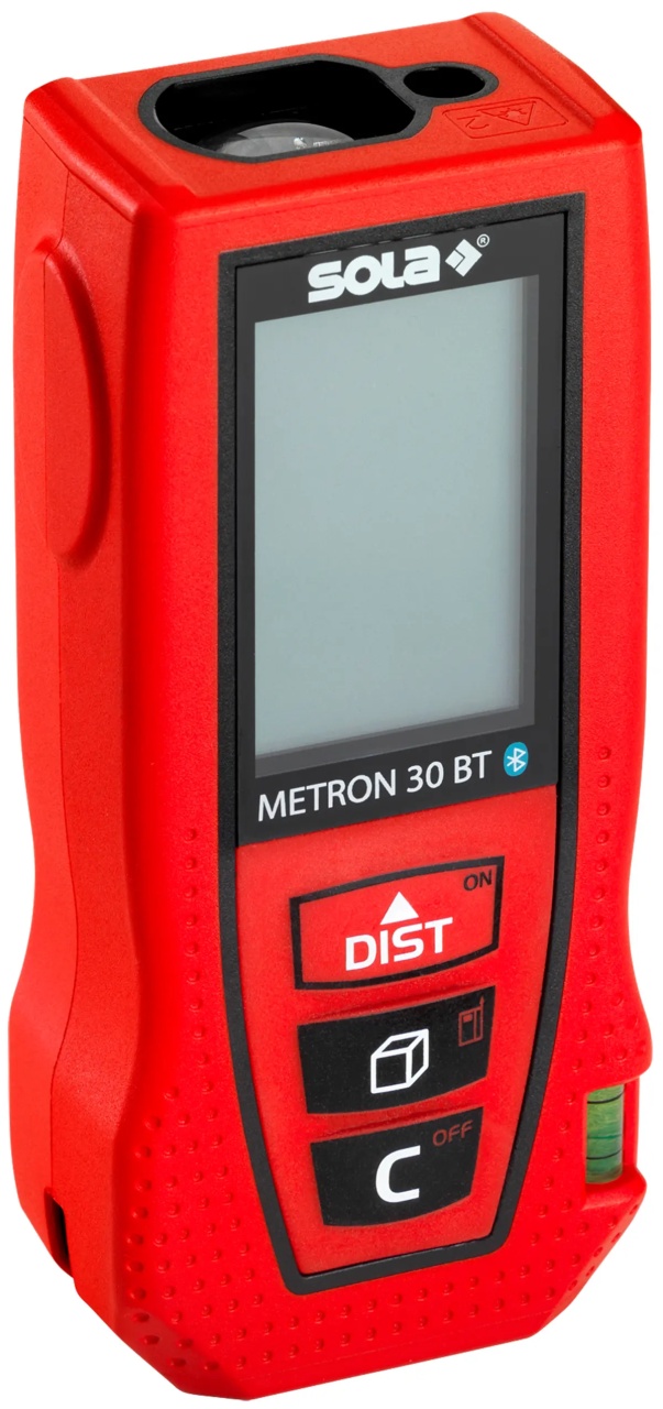 Telemetru cu laser roșu si bluetooth - 30m, METRON 30 BT - Sola-71025101 - 2 | YEO