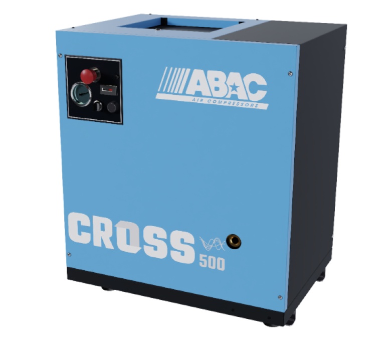 Compresor de aer profesional cu surub - 4 kW, 500 L/min, 10 bari - ABAC-CROSS-500-10-400/50 - 1 | YEO