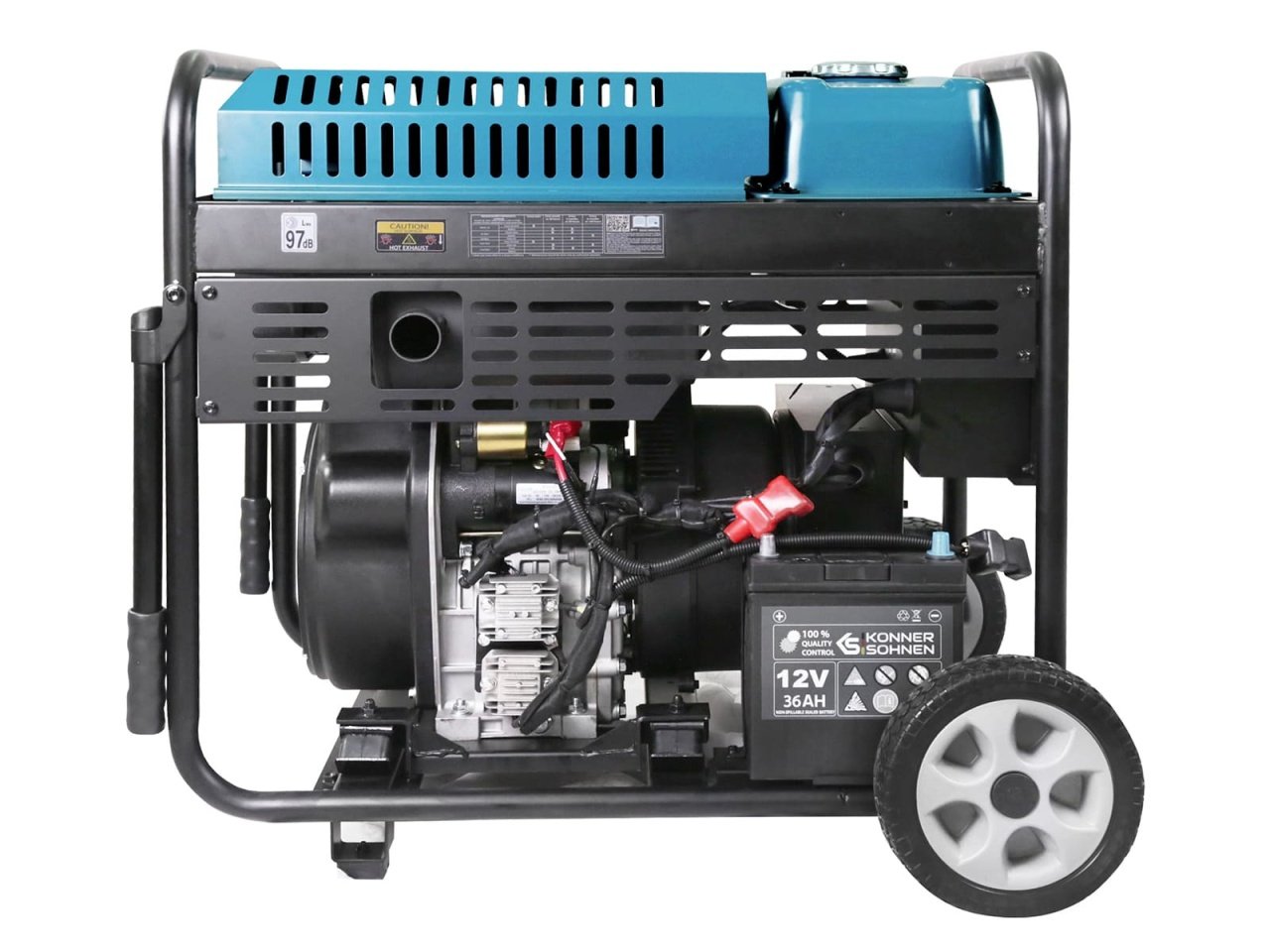 Konner&Sohnen Generator de curent 10 kW inverter - DIESEL…