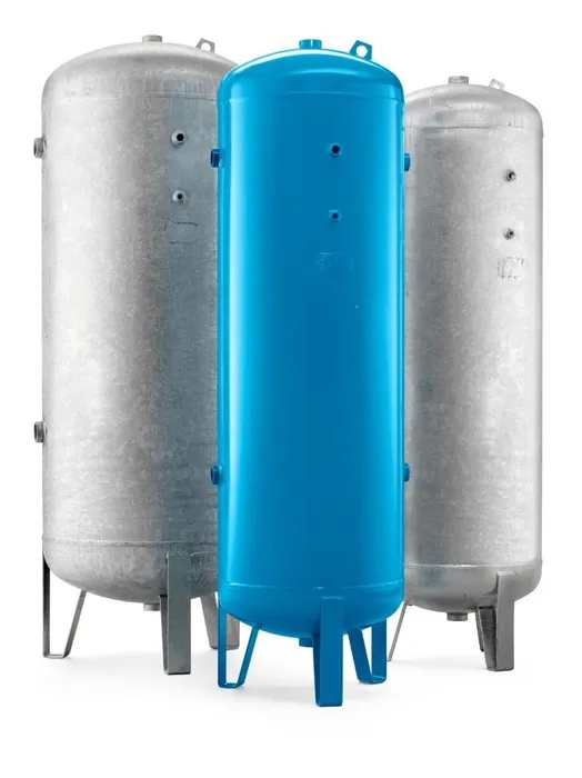 Rezervor de aer vertical galvanizat / zincat - 2000 litri, max. 11.5 bari - ABAC-V2000-11.5B-ZINC - 2 | YEO
